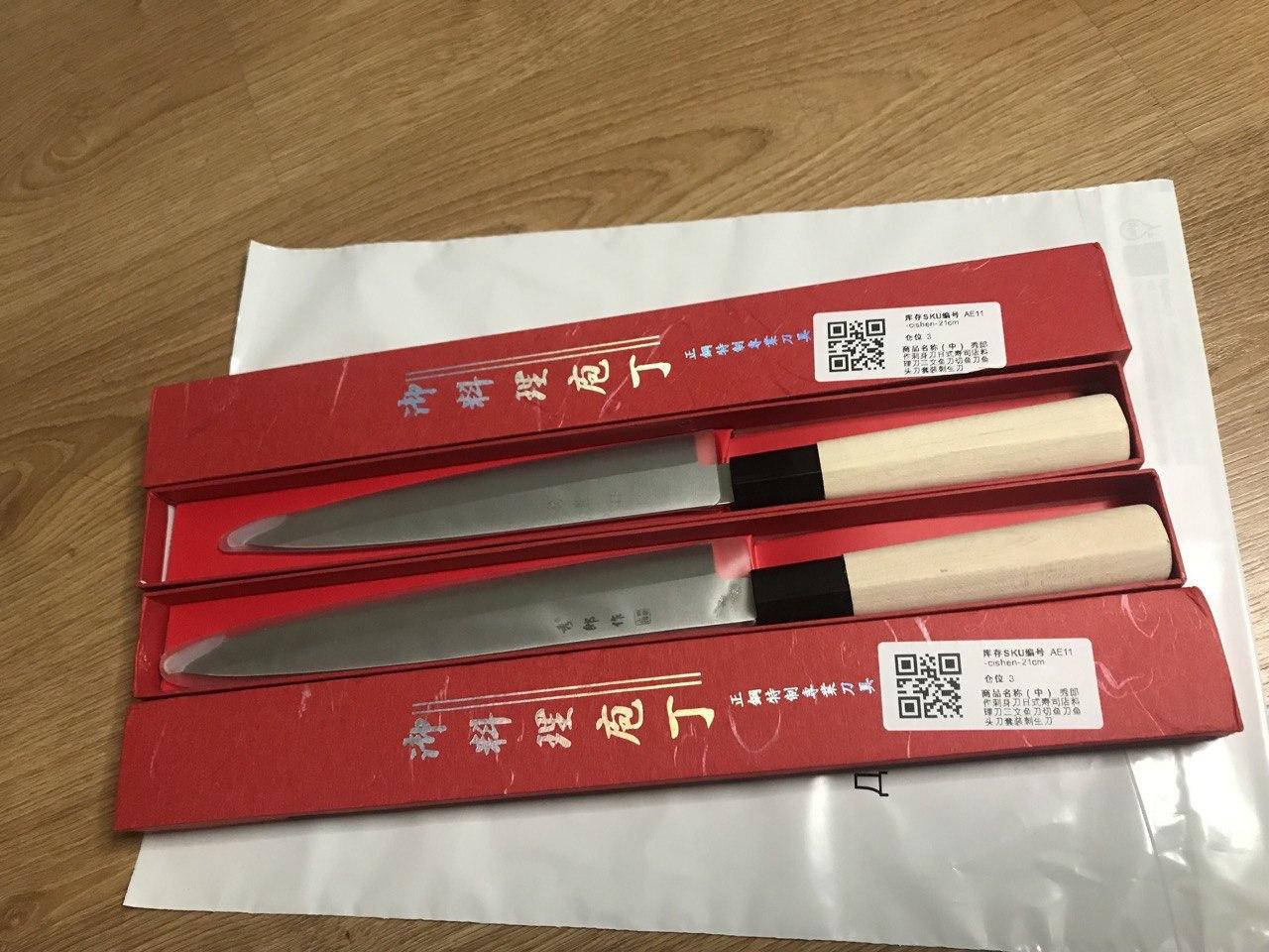 

Японский нож Янагиба для суши и сашими, Yanagiba Knife 24см