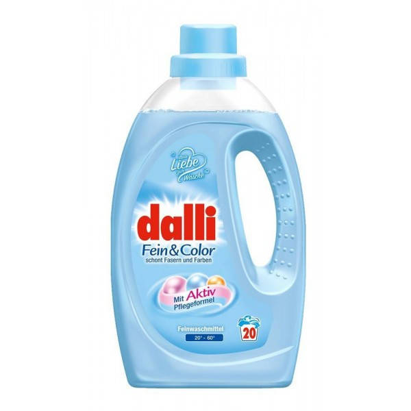 

Гель для стирки Dalli Fain & Color для деликатных тканей, 1.1 л (20 стирок)