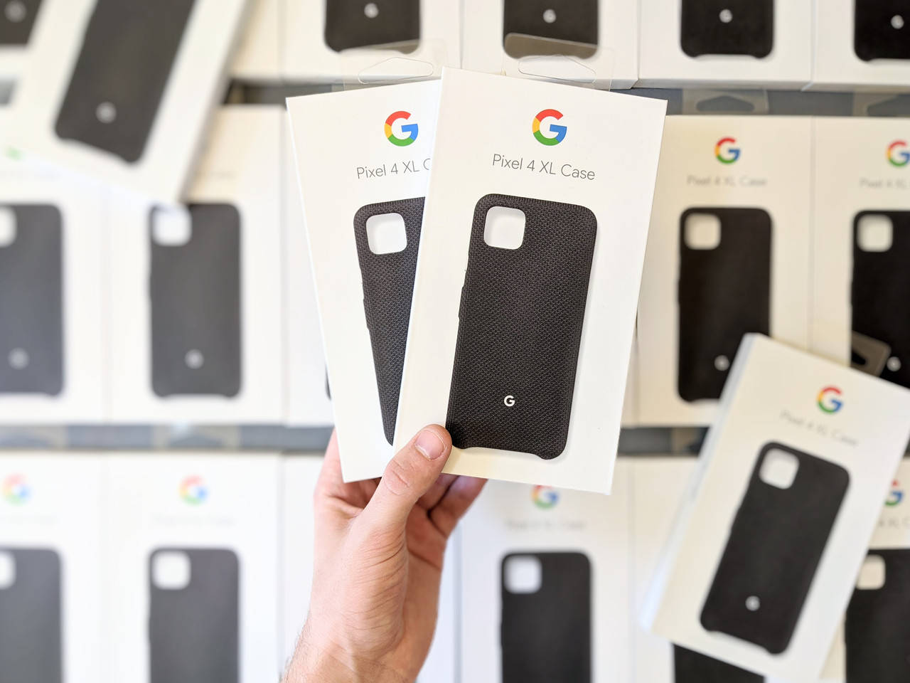 

Fabric Case на Google Pixel 4 XL Оригинальный чехол, Черный