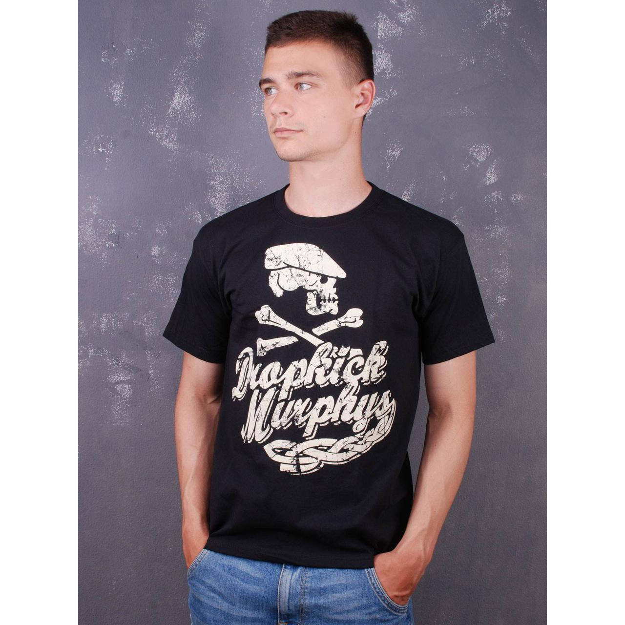 

Футболка мужская Dropkick Murphys череп, Размер XL