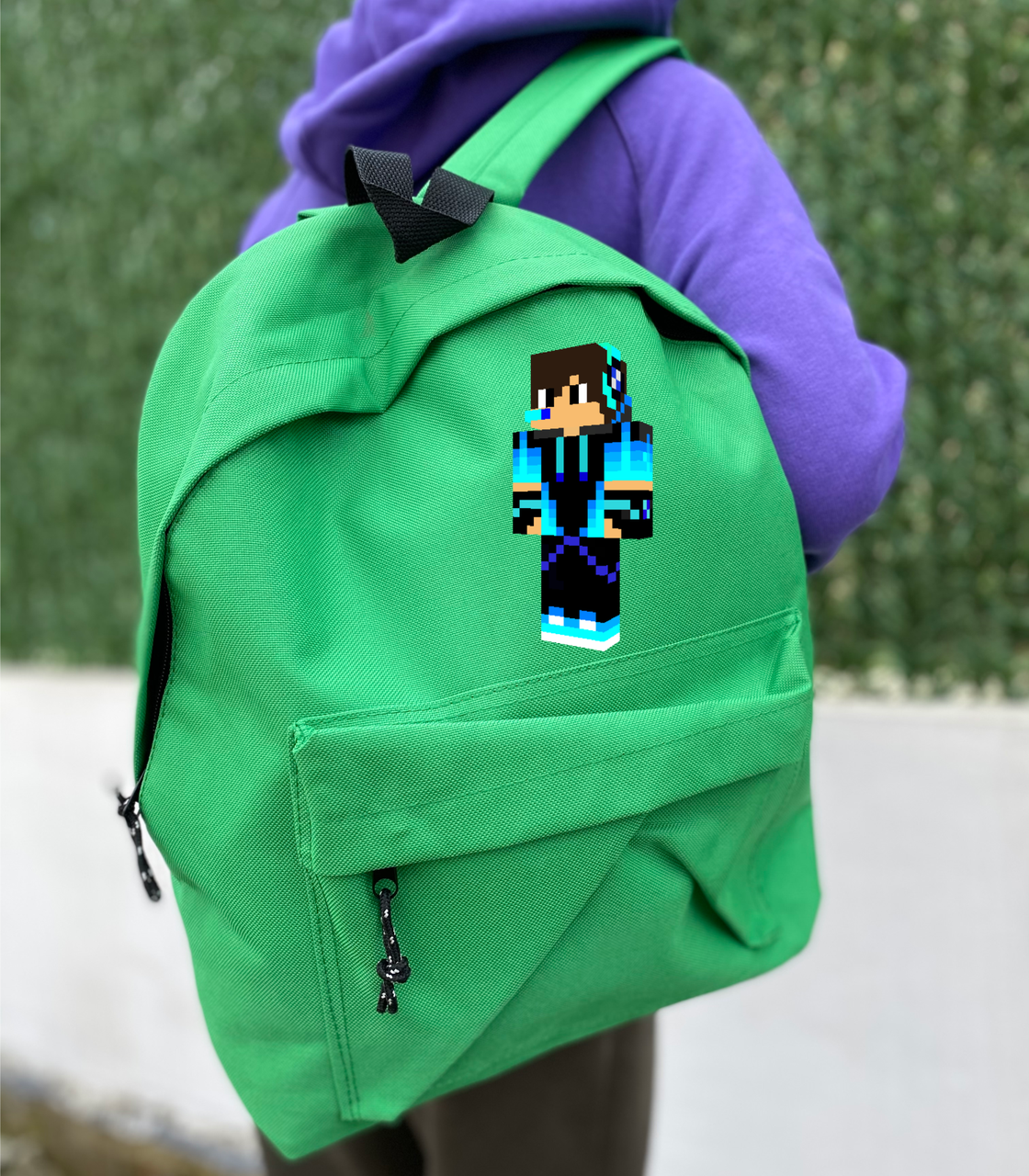 

Рюкзак Майнкрафт Minecraft Зеленый