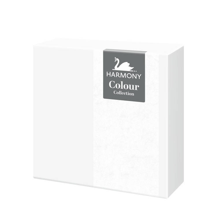 

Салфетки столовые HARMONY 033C33-3 белые, трехслойные