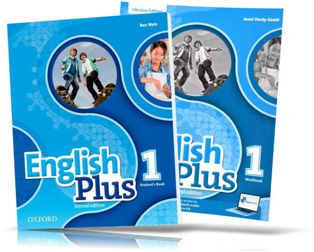 

English Plus 1, Student's book + Workbook / Учебник + Тетрадь английского языка