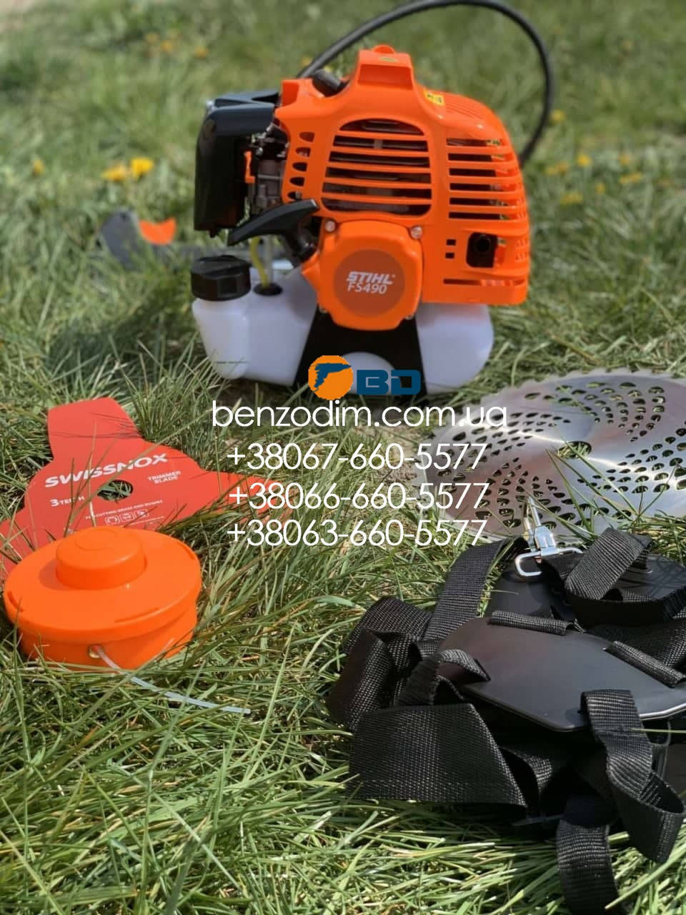 

Мотокоса Stihl fs 490 (4.6 кВт, 2х тактный) Бензокоса Штиль кусторез триммер