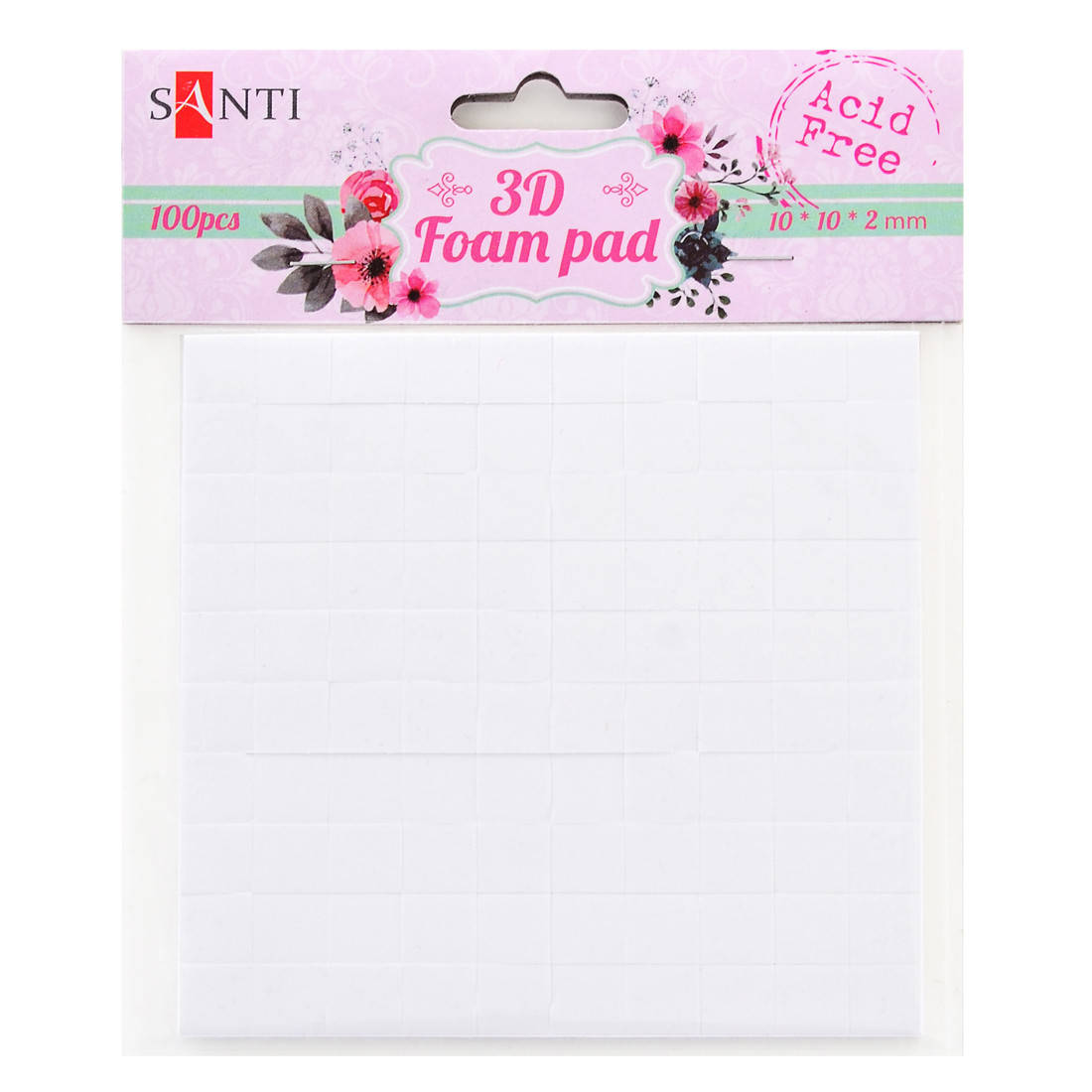 

Двухсторонние клеевые квадратики Santi 10*10мм 100 шт. в упаковке код: 952709