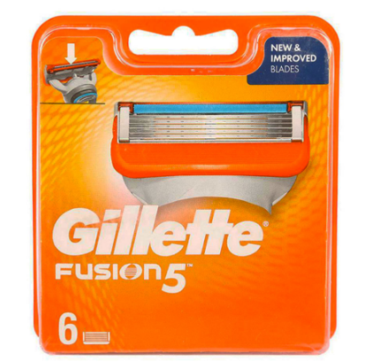 

Картриджи для гоління Gillette Fusion 6 шт Original