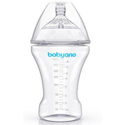 

Бутылочка для кормления антиколиковая BabyOno Natural Nursing. 250 мл (1451)