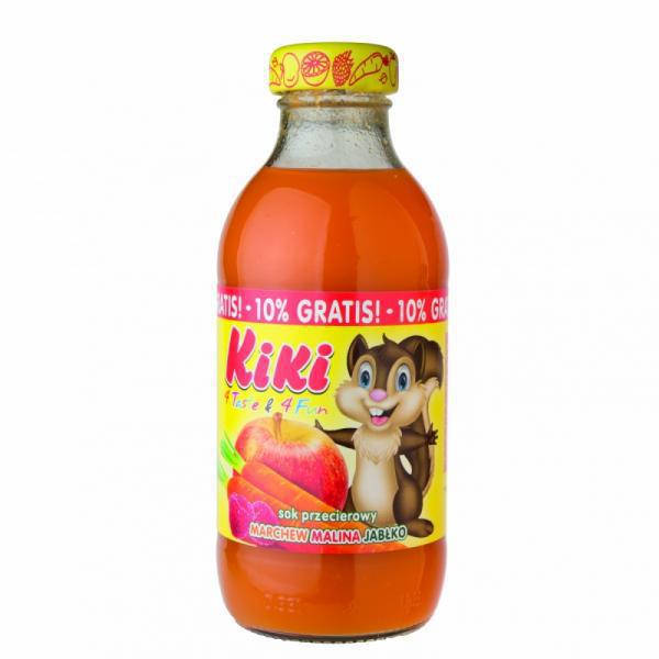 

Сок Детский Kiki яблоко, морковь, малина 330 мл Польша