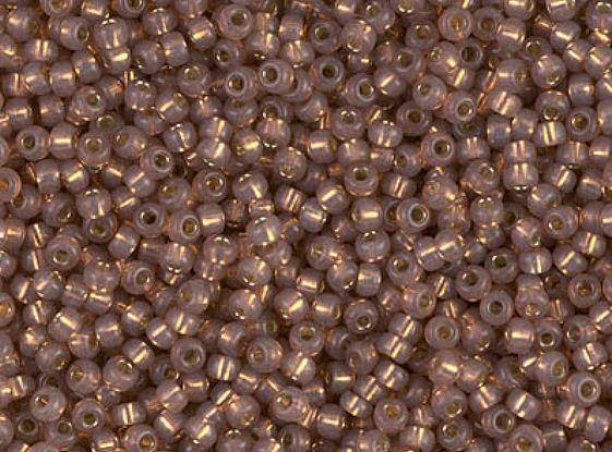 

Японський бісер Miyuki Круглий 11/0 0641 - Dyed Rose Bronze Silver Lined