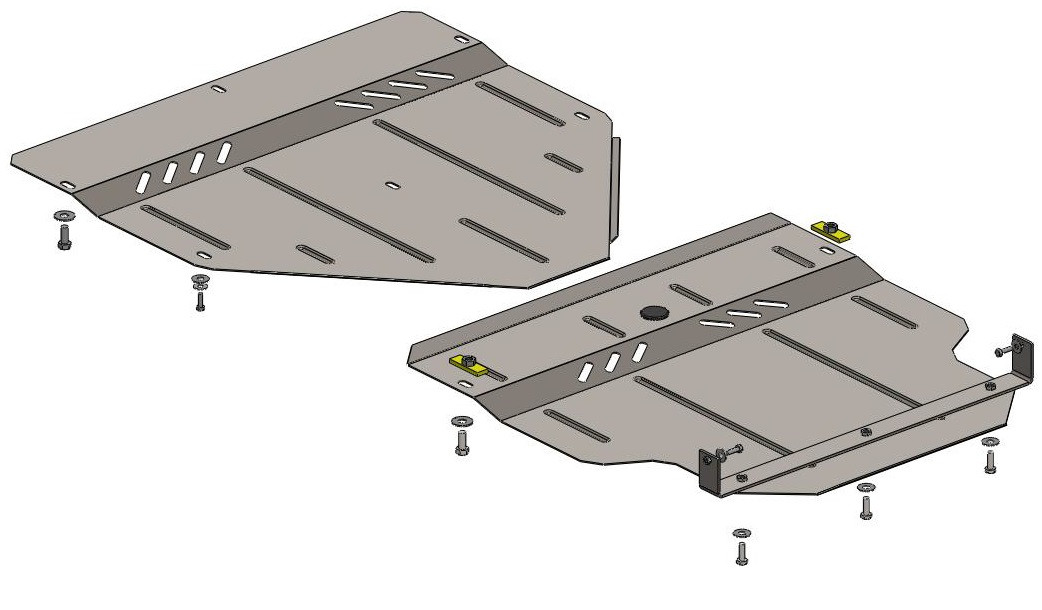Захист двигуна Maserati Quattroporte (2008-2013) Кольчуга, фото 1