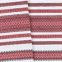 Декоративная ткань с украинским орнаментом "Диброва" ТД-77 (1/1) от 1 м/пог