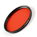 Кольоровий фільтр 72 мм помаранчевий., фото 2