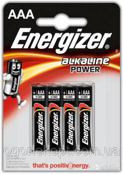Батарейка Energizer Alkaline Power AAA LR-3, фото 1