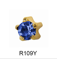 Крапан Вересень (сапфір) 3мм R109Y
