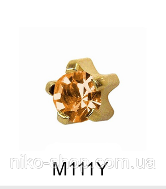 Крапан Листопад (топаз) 2мм M111Y, фото 1