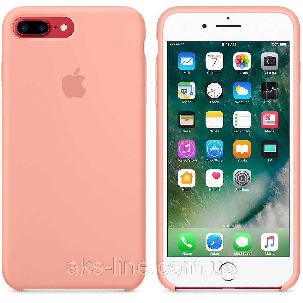 Чохол для iPhone 7 Plus /8 Plus Silicone Case бампер (Flamingo)