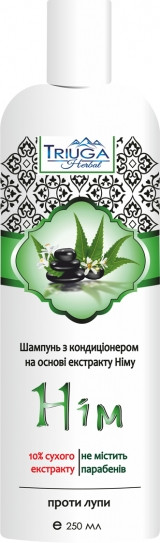 Шампунь з кондиціонером аюрведичний Ним від лупи 200мл