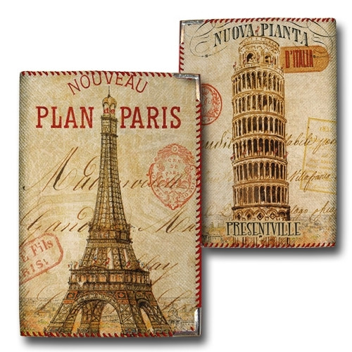 Обкладинка на паспорт Plan Paris (тканина), фото 1