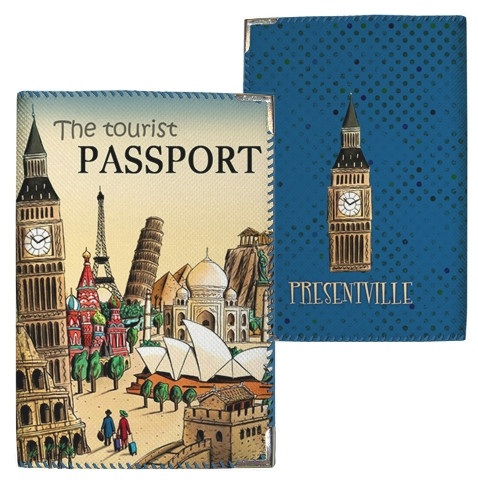 Обкладинка на паспорт The tourist passport (тканина), фото 1