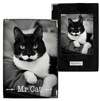 Обкладинка на паспорт Mr. Cat (тканина)