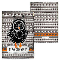 Обкладинка на паспорт Сова (тканина)