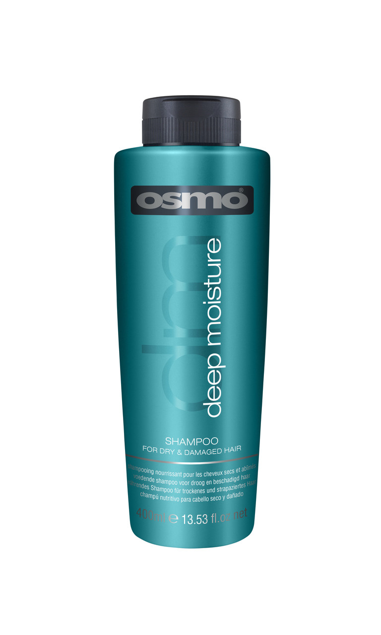 Шампунь для сухого пошкодженого волосся. Osmo deep moisture shampoo 400 ml.