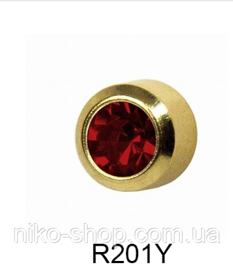 Завальцованные (гранат) 3мм R201Y, фото 1