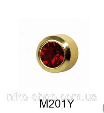 Завальцованные (гранат) 2мм M201Y, фото 1