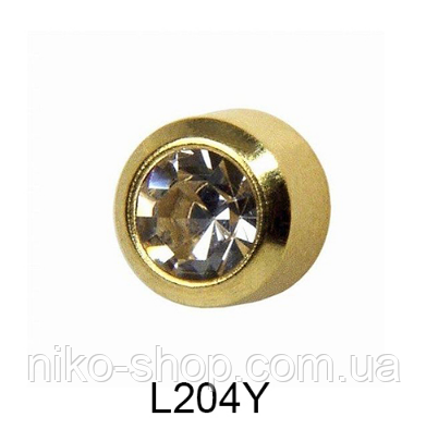 Завальцованные (кришталь) 4мм L204Y, фото 1