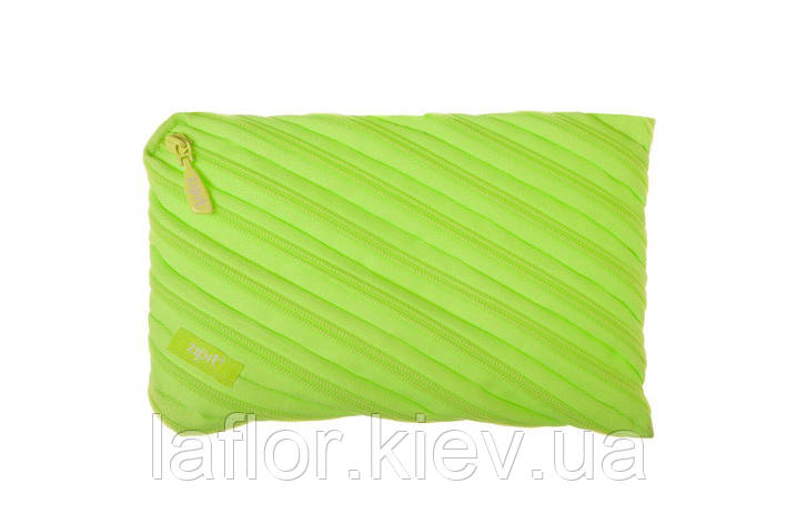 Пенал ТМ Zipit Neon Jumbo колір Radiant Lime ( лаймовий ), фото 2