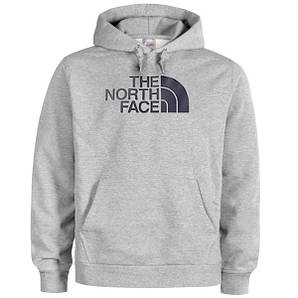 Худі The North Face HOODIE сіре з логотипом, Толстовка чоловіча Ноз Фейс Кофта спортивна Ніс Фейс Кенгурушка