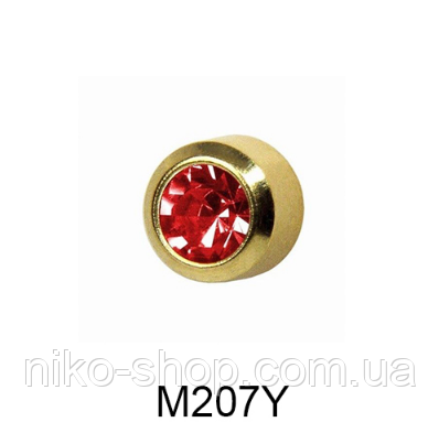 Завальцованные (рубін) 2мм M207Y, фото 1