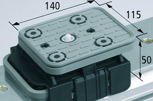 Вакуумна подушка VCBL-К1, 140x115 з натискним клапаном