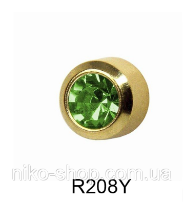 Завальцованные (хризоліт) 3мм R208Y, фото 1