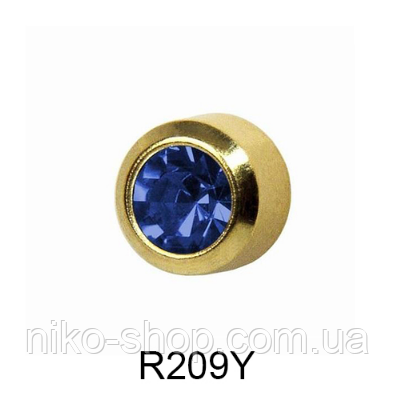 Завальцованные (сапфір) 3мм R209Y, фото 1