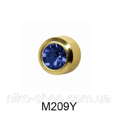 Завальцованные (сапфір) 2мм M209Y, фото 1