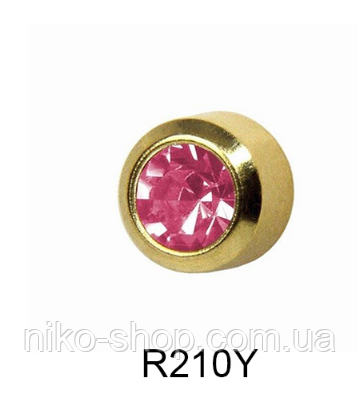 Завальцованные (турмалін) 3мм R210Y, фото 1