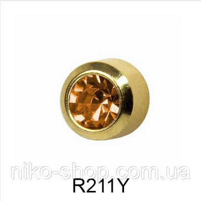 Завальцованные (топаз) 3мм R211Y, фото 1