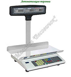 Ваги для торгівлі з акумулятором ВТА-15 кг (240*400мм)