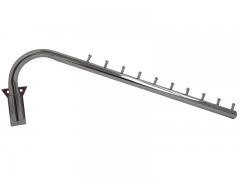 Флейта кронштейн 45 см поворотна з фіксаторами хром, фото 1