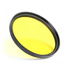 Кольоровий фільтр 49 мм жовтий.