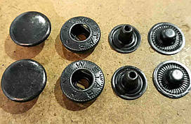 Кнопка 15 мм оксид (у пакованні 50 штук)