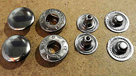 Кнопка 15 мм блек нікель (у пакованні 50 штук)