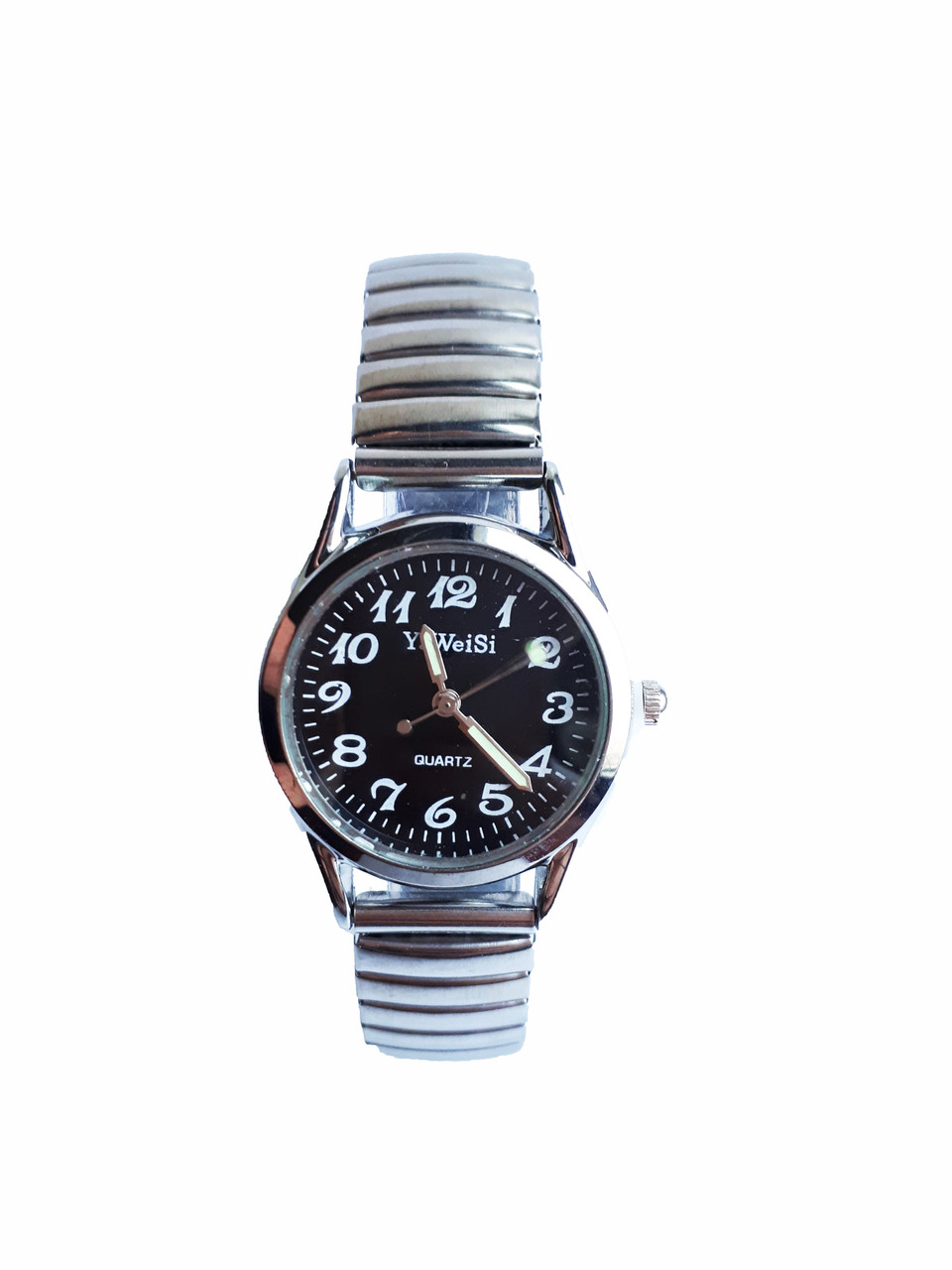 Жіночий годинник з металевим браслетом, що розтягується YaWeiSi Чорний гурт, фото 1