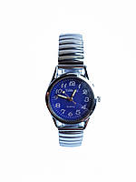 Женские часы с металлическим растягивающимся браслетом YaWeiSi Синий
