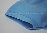 Футболка поло чоловіча блакитна 65/35 Polo Fruit of the Loom,2XL, фото 4