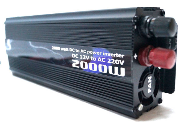 Інвертор напруги 2000 W, перетворювач 12/220 2000w, фото 3