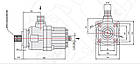 Поршневий насос 85 л/хв (Bi-rotational) A-Type (9 поршнів) Hiposan, фото 5