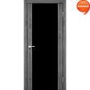 Міжкімнатні двері Корфад SANREMO SR-01 тріплекс черный, фото 2