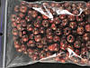 Дерев'яні намистини 9 мм червоний принт упаковка 100 шт., фото 2